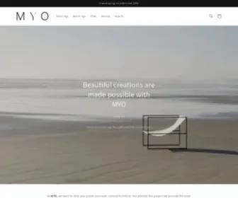 Myo-Store.ca(Metal furniture accessories for artisans and crafts people) Screenshot