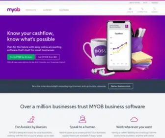 Myob.net(Business software) Screenshot