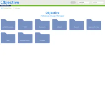 Myobjective.cloud(Objective Whole Slide Image Server) Screenshot