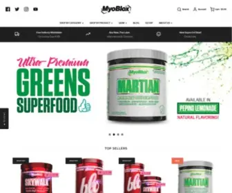 Myoblox.com(MyoBlox Supplements) Screenshot