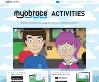 Myobraceactivities.com(Myobrace Activities) Screenshot