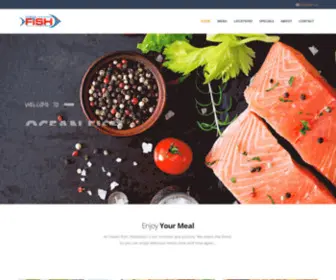 Myoceanfish.com(A great place to eat) Screenshot