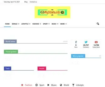 Myodisha.info(Home) Screenshot