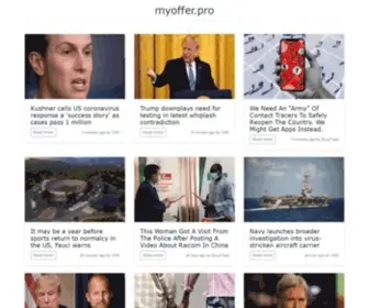 Myoffer.pro(Top News for Wandering Minds) Screenshot