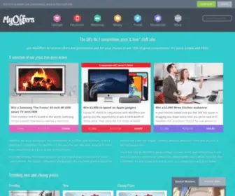 Myoffers.co.uk(Free UK Competitions Online) Screenshot