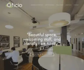 Myoficio.com(Coworking boston) Screenshot