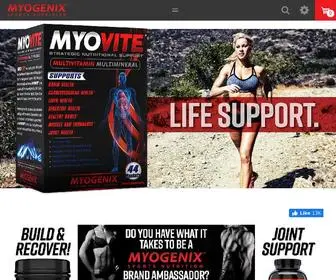 Myogenix.com(Myogenixsports) Screenshot