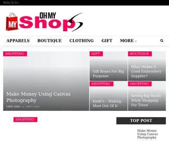 Myohmyshops.com(Shopping Blog) Screenshot