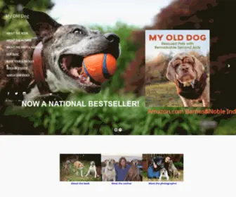 Myolddogbook.com(Rescued Pets with Remarkable Second Acts) Screenshot