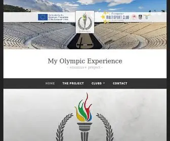 Myolympicexperience.com(Erasmus) Screenshot