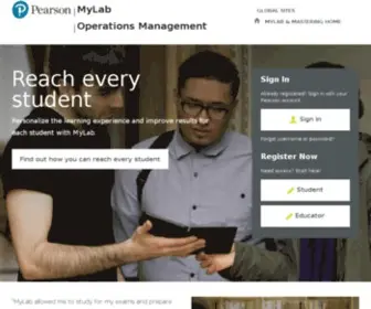 Myomlab.com(MyLab Operations Management) Screenshot