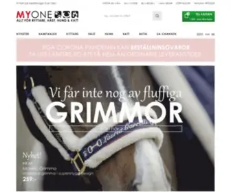 Myone.se(Ryttare, Häst, Hund och Katt) Screenshot