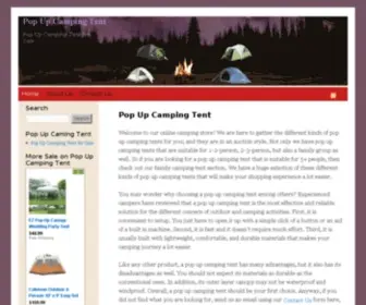 MyonlinecampingStore.com(Pop Up Camping Tent for Sale) Screenshot