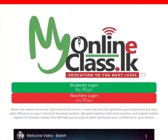 Myonlineclass.lk(Time Table) Screenshot