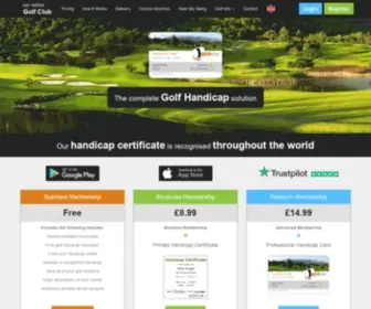 Myonlinegolfclub.com(Golf Handicap) Screenshot