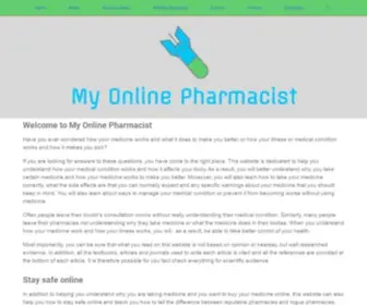 Myonlinepharmacist.com(Do you know how your medicine works or how your illness works) Screenshot