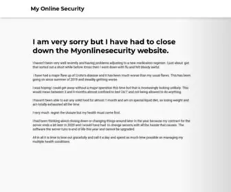Myonlinesecurity.co.uk(My Online Security) Screenshot