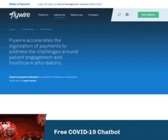 Myonplanhealth.com(Flywire payment solutions) Screenshot