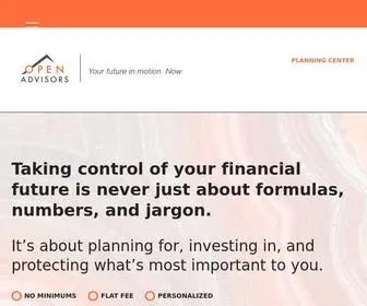 Myopenadvisors.com(Open Advisors) Screenshot