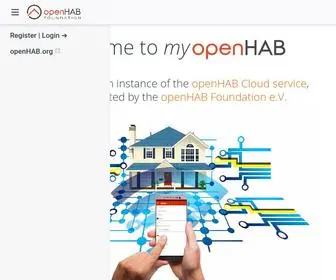 Myopenhab.org(myopenHAB) Screenshot