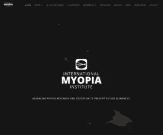 Myopiainstitute.org(Myopia Institute) Screenshot