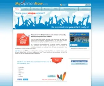 Myopinionnow.com(Myopinionnow) Screenshot