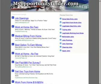 Myopportunityfinder.com(Find Your Easy Resources) Screenshot