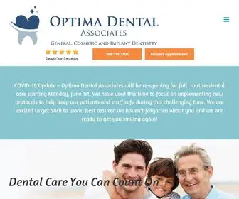 Myoptimadental.com(Dentist in Tinley Park IL) Screenshot