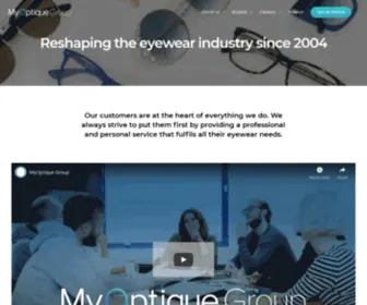 Myoptique.co.uk(My Optique Group) Screenshot