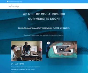 Myoralvillage.org(Lighting the path out of poverty) Screenshot