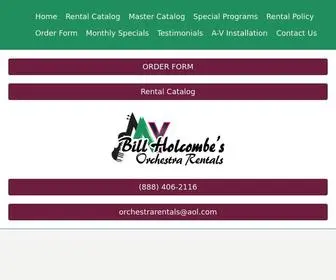Myorchestrarentals.com(My Orchestra Rentals) Screenshot