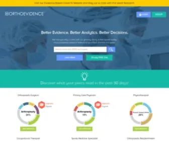 Myorthoevidence.com(OrthoEvidence) Screenshot