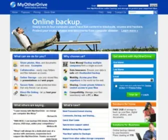 Myotherdrive.com(Online Backup) Screenshot