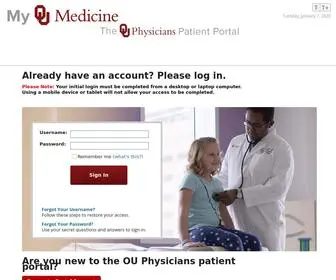 Myoumedicine.com(OU Physicians) Screenshot