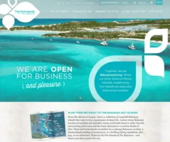 Myoutislands.com(The Out Islands of The Bahamas) Screenshot