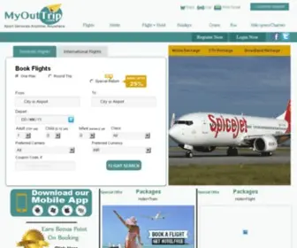 Myouttrip.com(Book your flight tickets) Screenshot