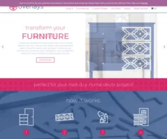 Myoverlays.com(Decorative Furniture Panels) Screenshot