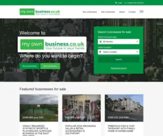 Myownbusiness.co.uk(My Own Business) Screenshot