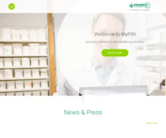 MYP-I-N.co.uk(PHOENIX Healthcare Distribution) Screenshot