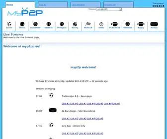 MYP2PP.eu(Myp2p Sport Live Streaming) Screenshot