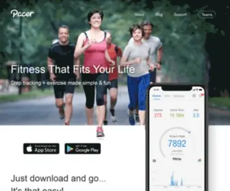 Mypacer.com(Pedometer & Fitness App) Screenshot