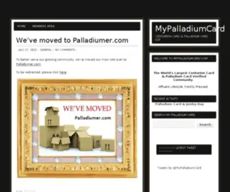 Mypalladiumcard.com(MyPalladiumCard) Screenshot