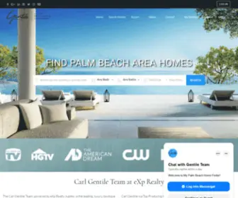 Mypalmbeachhomefinder.com(The Gentile Team at eXp Realty) Screenshot