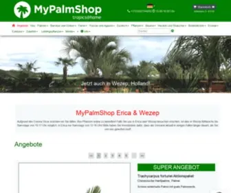 Mypalmshop.de(Exotische Pflanzen und Bäume) Screenshot