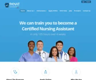 Mypanat.com(Certified Nursing Assistant Training and Certification PA) Screenshot