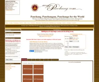 Mypanchang.com(This page) Screenshot