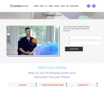 Mypandaplanner.com(Get Started) Screenshot