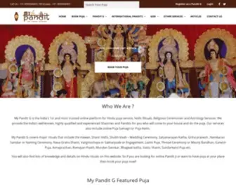 Mypanditg.com(Find Pandit Ji Online) Screenshot