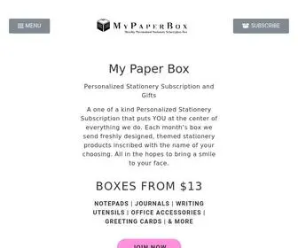 Mypaperbox.xyz(My Paper Box) Screenshot