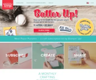 Mypaperpumpkin.com(The Top Monthly Paper Craft Subscription Box) Screenshot